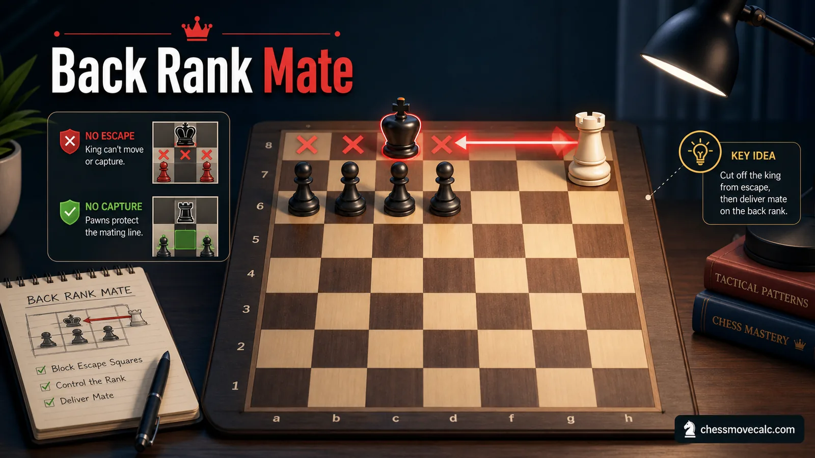 Back Rank Mate Guide hero infographic