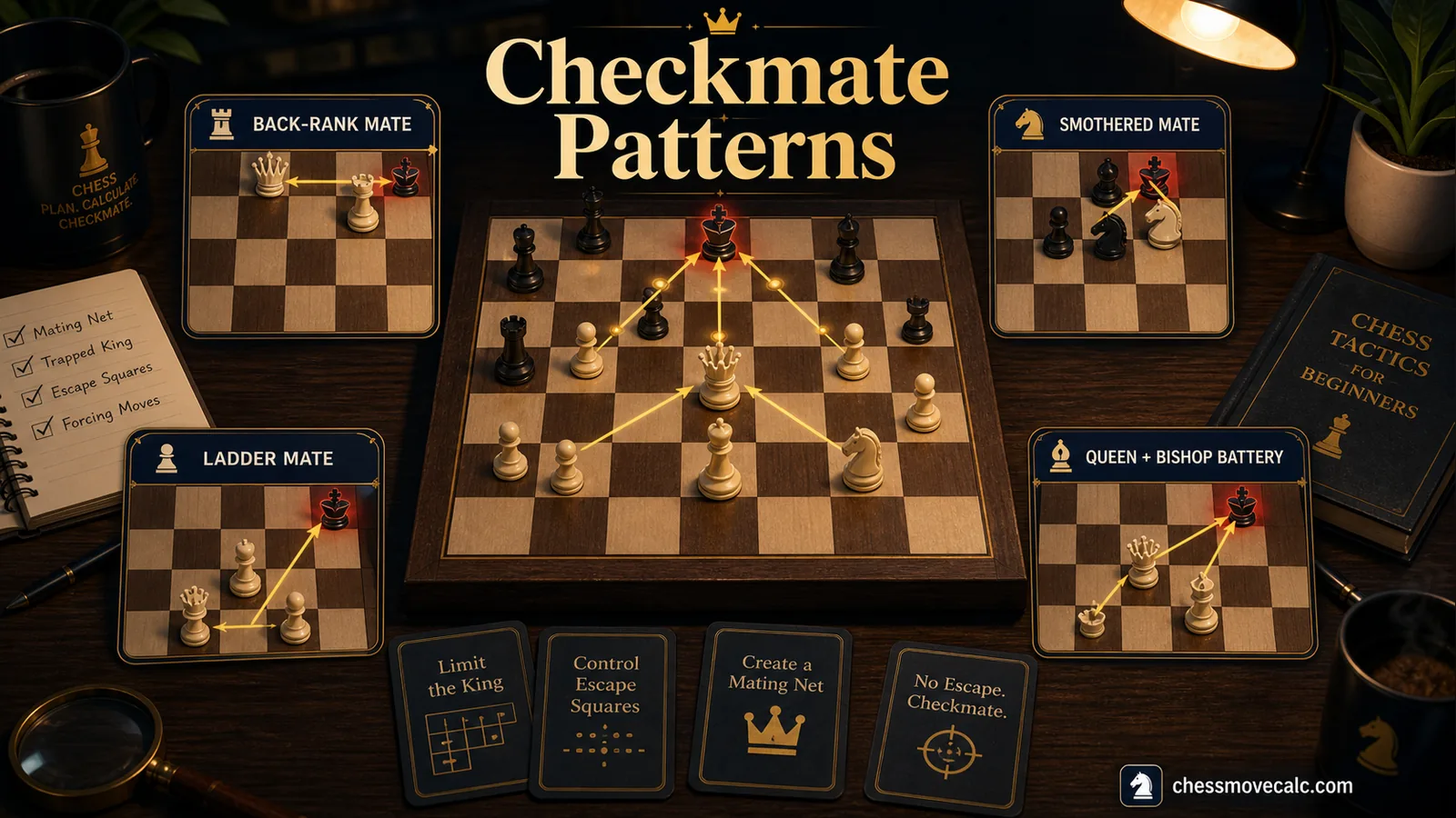 Common Checkmate Patterns Every Beginner Should Know hero infographic