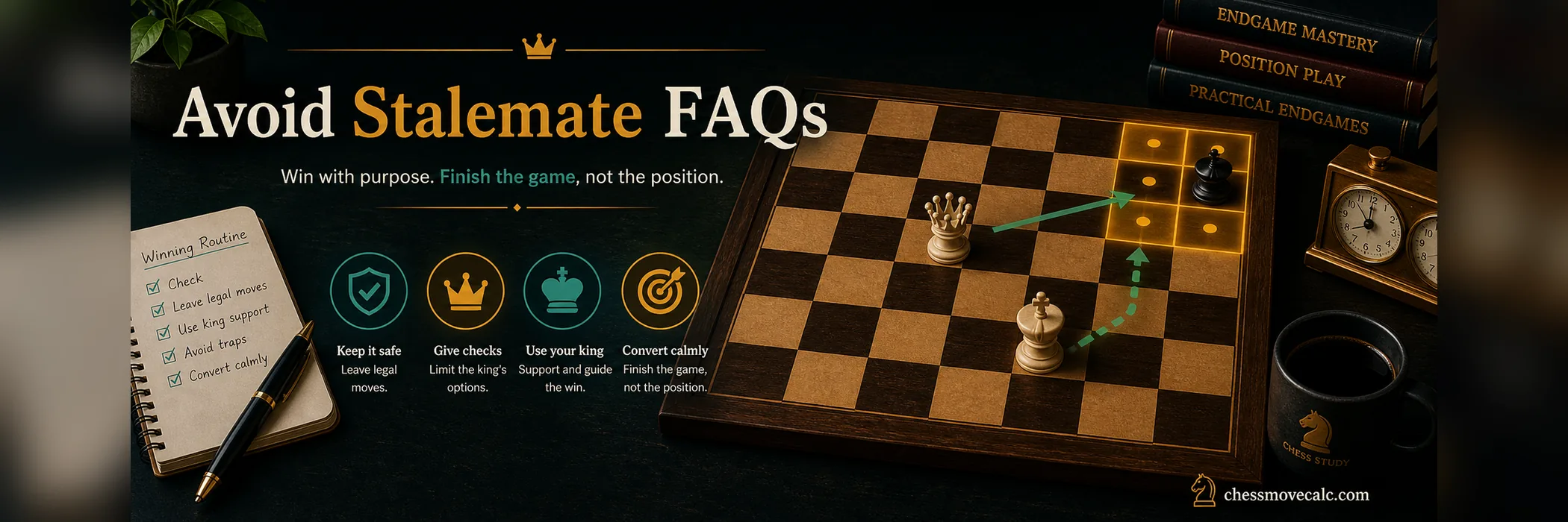 How to Avoid Stalemate When Winning FAQs banner